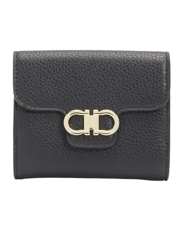 Ferragamo Portafoglio Leather Gancini Wallet