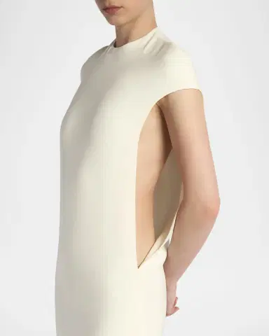 Tom Ford Cap-Sleeve Slit Crepe Gown | Thumbnail 5