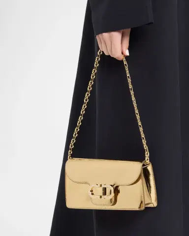 Ferragamo Mini Crystal Double Gancini Leather Shoulder Bag | Thumbnail 2 Ferragamo Mini Crystal Double Gancini Leather Shoulder Bag | Thumbnail 2