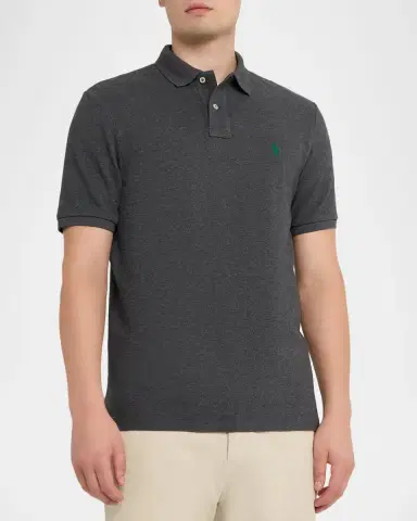 Polo Ralph Lauren Men's The Iconic Mesh Classic-Fit Polo Shirt | Thumbnail 4