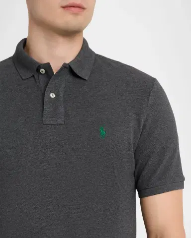 Polo Ralph Lauren Men's The Iconic Mesh Classic-Fit Polo Shirt | Thumbnail 5