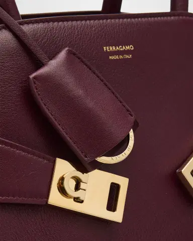 Ferragamo Hug Leather Top-Handle Bag | Thumbnail 5 Ferragamo Hug Leather Top-Handle Bag | Thumbnail 5