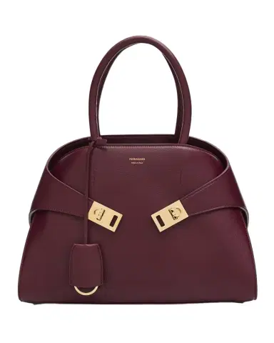 Ferragamo Hug Leather Top-Handle Bag | Thumbnail 1 Ferragamo Hug Leather Top-Handle Bag | Thumbnail 1