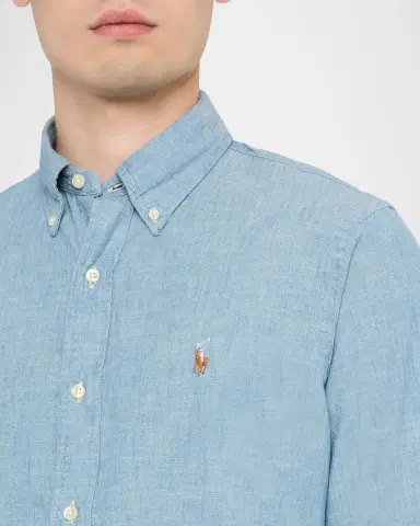 Polo Ralph Lauren Men's Core-Fit Cotton Button-Down Shirt | Thumbnail 5