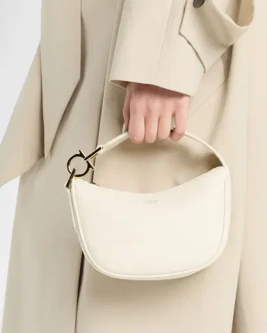 Ferragamo Smile Grain Leather Gancini Top-Handle Bag | Thumbnail 2 Ferragamo Smile Grain Leather Gancini Top-Handle Bag | Thumbnail 2