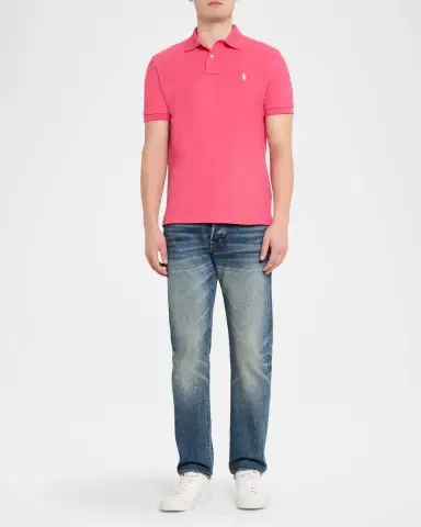Polo Ralph Lauren Men's Custom Slim Fit Soft Cotton Polo Shirt | Thumbnail 2