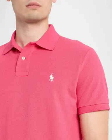 Polo Ralph Lauren Men's Custom Slim Fit Soft Cotton Polo Shirt | Thumbnail 5