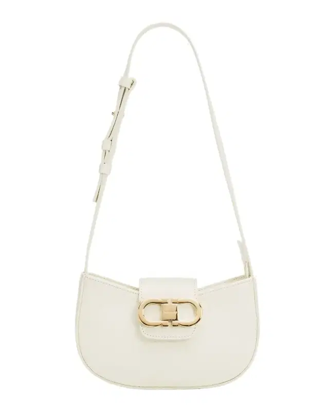 Ferragamo Gabry Gancini Leather Shoulder Bag