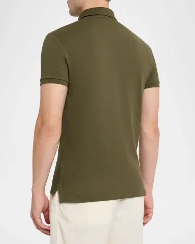 Polo Ralph Lauren Men's Custom Slim Fit Soft Cotton Polo Shirt | Thumbnail 3 Polo Ralph Lauren Men's Custom Slim Fit Soft Cotton Polo Shirt | Thumbnail 3