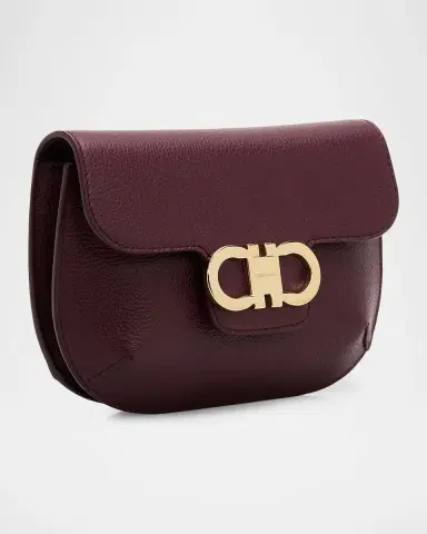 Ferragamo Izzy Grain Leather Gancini Crossbody Bag | Thumbnail 3 Ferragamo Izzy Grain Leather Gancini Crossbody Bag | Thumbnail 3