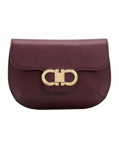 Ferragamo Izzy Grain Leather Gancini Crossbody Bag | Thumbnail 1 Ferragamo Izzy Grain Leather Gancini Crossbody Bag | Thumbnail 1