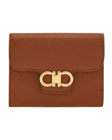 Ferragamo Gancini Compact Leather Wallet | Thumbnail 1 Ferragamo Gancini Compact Leather Wallet | Thumbnail 1