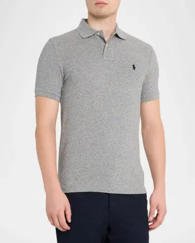 Polo Ralph Lauren Men's Custom Slim Fit Soft Cotton Polo Shirt | Thumbnail 4 Polo Ralph Lauren Men's Custom Slim Fit Soft Cotton Polo Shirt | Thumbnail 4