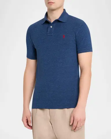 Polo Ralph Lauren Men's Custom Slim Fit Soft Cotton Polo Shirt | Thumbnail 4