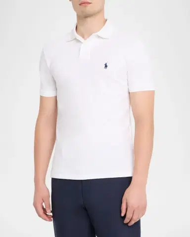 Polo Ralph Lauren Men's Custom Slim Fit Soft Cotton Polo Shirt | Thumbnail 4 Polo Ralph Lauren Men's Custom Slim Fit Soft Cotton Polo Shirt | Thumbnail 4