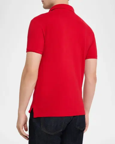 Polo Ralph Lauren Men's Custom Slim Fit Soft Cotton Polo Shirt | Thumbnail 3