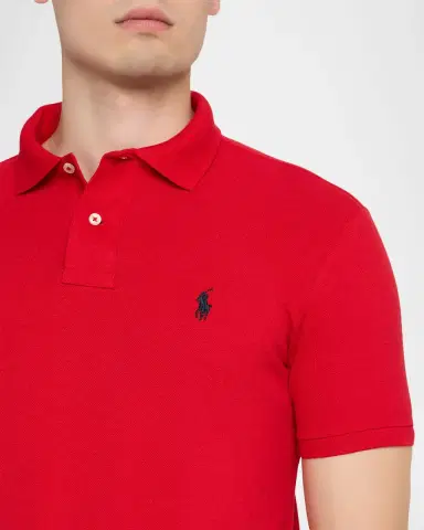 Polo Ralph Lauren Men's Custom Slim Fit Soft Cotton Polo Shirt | Thumbnail 5