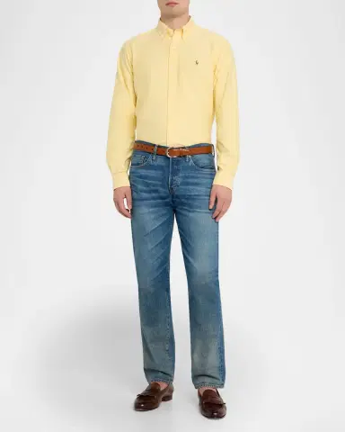 Polo Ralph Lauren Men's Classic-Fit Oxford Button-Down Shirt | Thumbnail 2