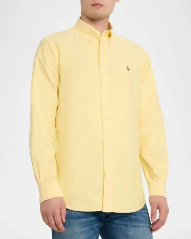 Polo Ralph Lauren Men's Classic-Fit Oxford Button-Down Shirt | Thumbnail 4