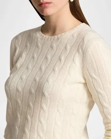 Polo Ralph Lauren Julianna Cable-Knit Cashmere Sweater | Thumbnail 5