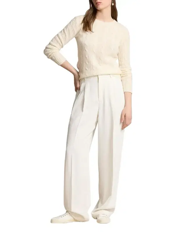 Julianna Cable-Knit Cashmere Sweater