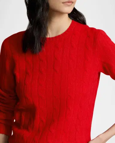 Polo Ralph Lauren Julianna Cable-Knit Cashmere Sweater | Thumbnail 5