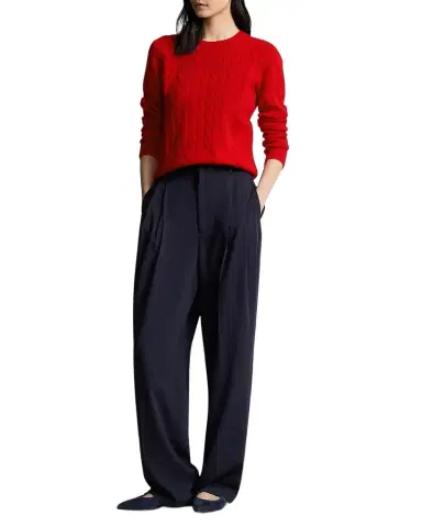 Polo Ralph Lauren Julianna Cable-Knit Cashmere Sweater | Thumbnail 1