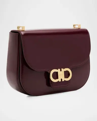 Ferragamo Double Gancini Leather Crossbody Bag | Thumbnail 2