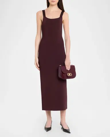 Ferragamo Double Gancini Leather Crossbody Bag | Thumbnail 5
