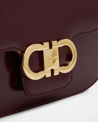 Ferragamo Double Gancini Leather Crossbody Bag | Thumbnail 6
