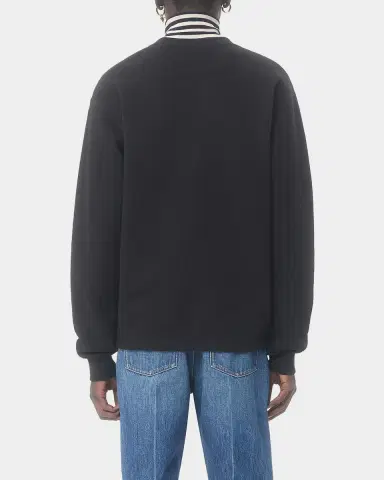 Valentino Garavani Men's Made In Valentino Print Cotton Crewneck Sweatshirt | Thumbnail 3