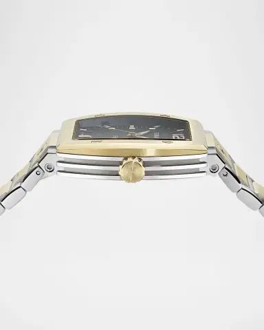 Ferragamo Men's F80 42mm Two-Tone Bracelet Watch | Thumbnail 3