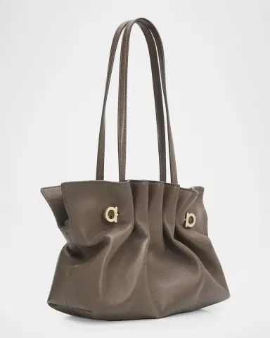 Ferragamo Small Piercing Nappa Leather Shoulder Bag | Thumbnail 2 Ferragamo Small Piercing Nappa Leather Shoulder Bag | Thumbnail 2