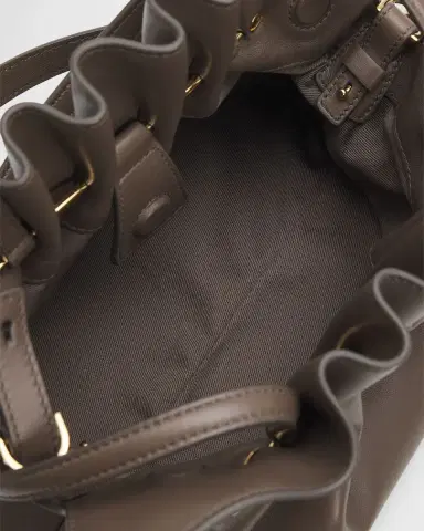 Ferragamo Small Piercing Nappa Leather Shoulder Bag | Thumbnail 3 Ferragamo Small Piercing Nappa Leather Shoulder Bag | Thumbnail 3