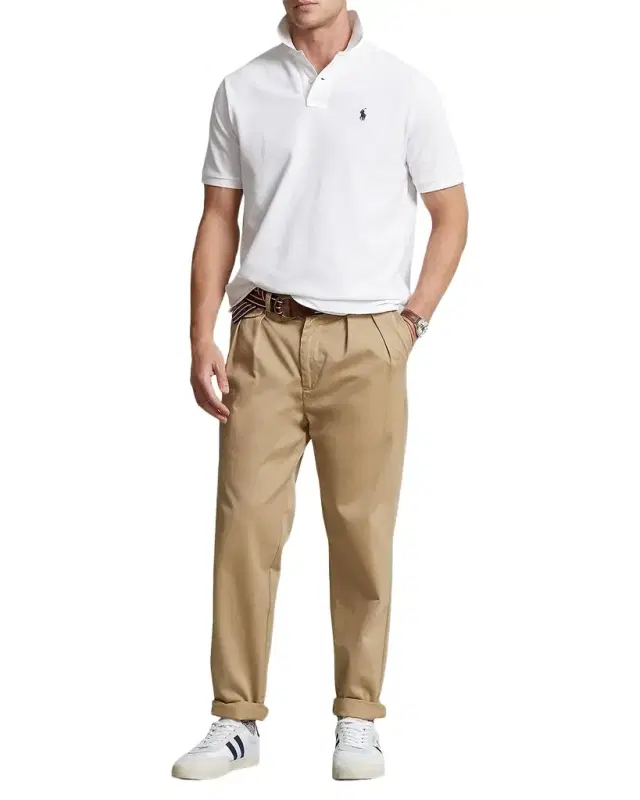 Men 's Classic Fit Mesh Polo Shirt