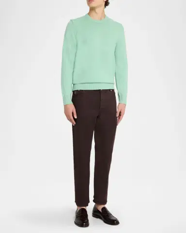 Vince Men's Wool-Cashmere Crewneck Sweater | Thumbnail 2 Vince Men's Wool-Cashmere Crewneck Sweater | Thumbnail 2
