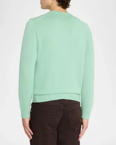 Vince Men's Wool-Cashmere Crewneck Sweater | Thumbnail 3 Vince Men's Wool-Cashmere Crewneck Sweater | Thumbnail 3