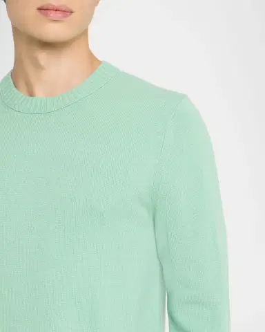 Vince Men's Wool-Cashmere Crewneck Sweater | Thumbnail 5 Vince Men's Wool-Cashmere Crewneck Sweater | Thumbnail 5