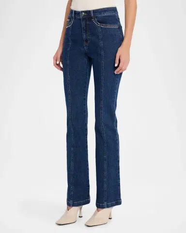 Cinq à Sept Shailene Studded Heart Jeans | Thumbnail 4 Cinq à Sept Shailene Studded Heart Jeans | Thumbnail 4