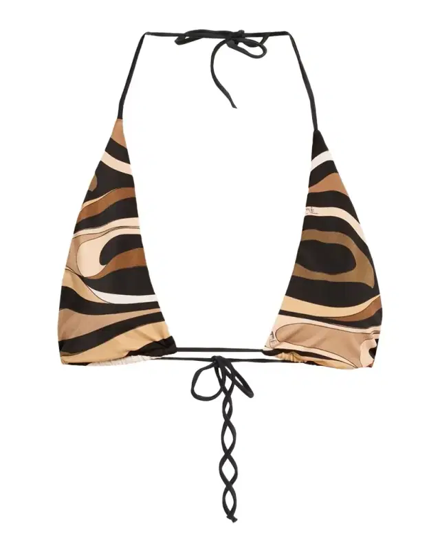 Marmo Triangle Bikini Top
