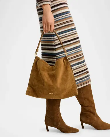 Veronica Beard Vida Slouchy Suede Shoulder Bag | Thumbnail 2