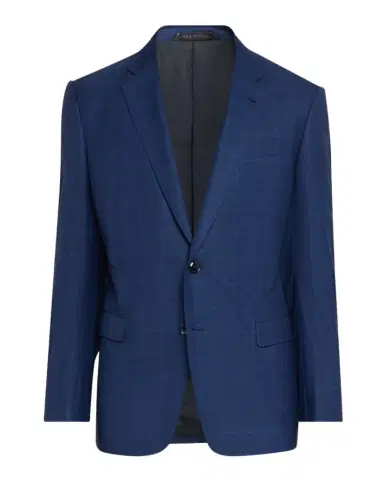 Giorgio Armani Men's Wool and Silk Windowpane Sport Coat | Thumbnail 1