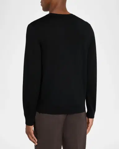Theory Men 's Crewneck Sweater in Regal Merino | Thumbnail 2
