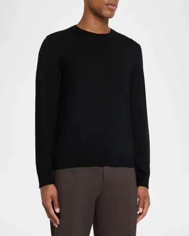 Theory Men 's Crewneck Sweater in Regal Merino | Thumbnail 3