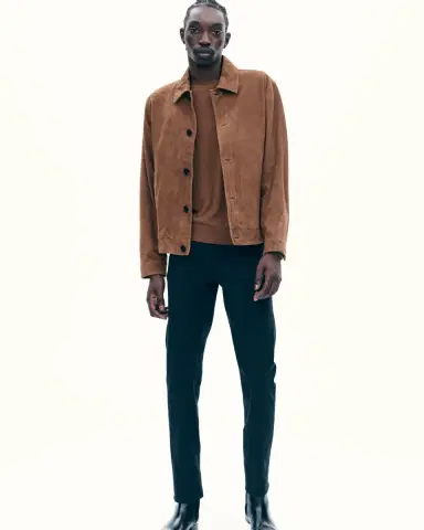Theory Men 's Crewneck Sweater in Regal Merino | Thumbnail 4