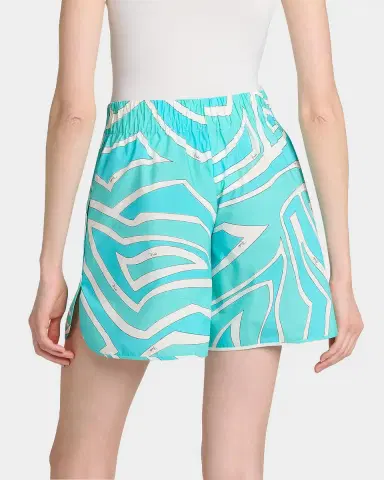 Pucci Iride Cotton Pull-On Shorts | Thumbnail 5 Pucci Iride Cotton Pull-On Shorts | Thumbnail 5