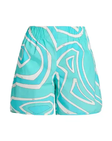 Pucci Iride Cotton Pull-On Shorts | Thumbnail 1 Pucci Iride Cotton Pull-On Shorts | Thumbnail 1