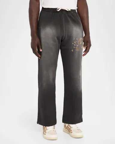 Represent Men's Butterfly Initial Cotton Sweatpants | Thumbnail 4