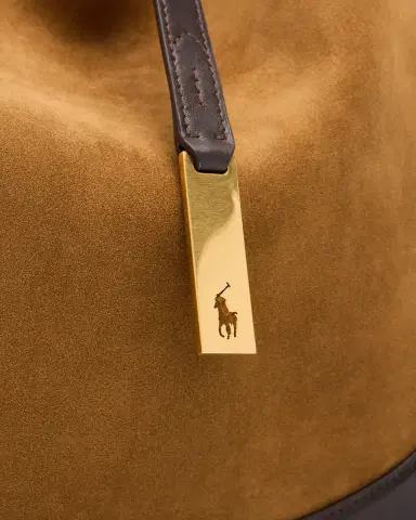 Polo Ralph Lauren Polo ID Suede Large Shoulder Bag | Thumbnail 6 Polo Ralph Lauren Polo ID Suede Large Shoulder Bag | Thumbnail 6