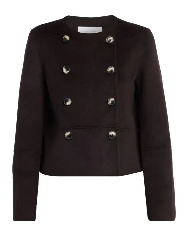 Proenza Schouler White Label Courtney Wool Double-Breasted Jacket